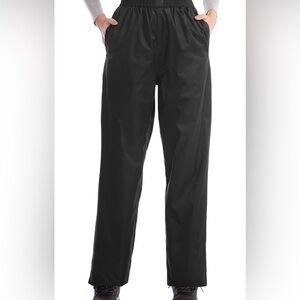 iCreek Women’s 2XL Outdoor Waterproof Lightweight Rain Pants, Pullover Pants